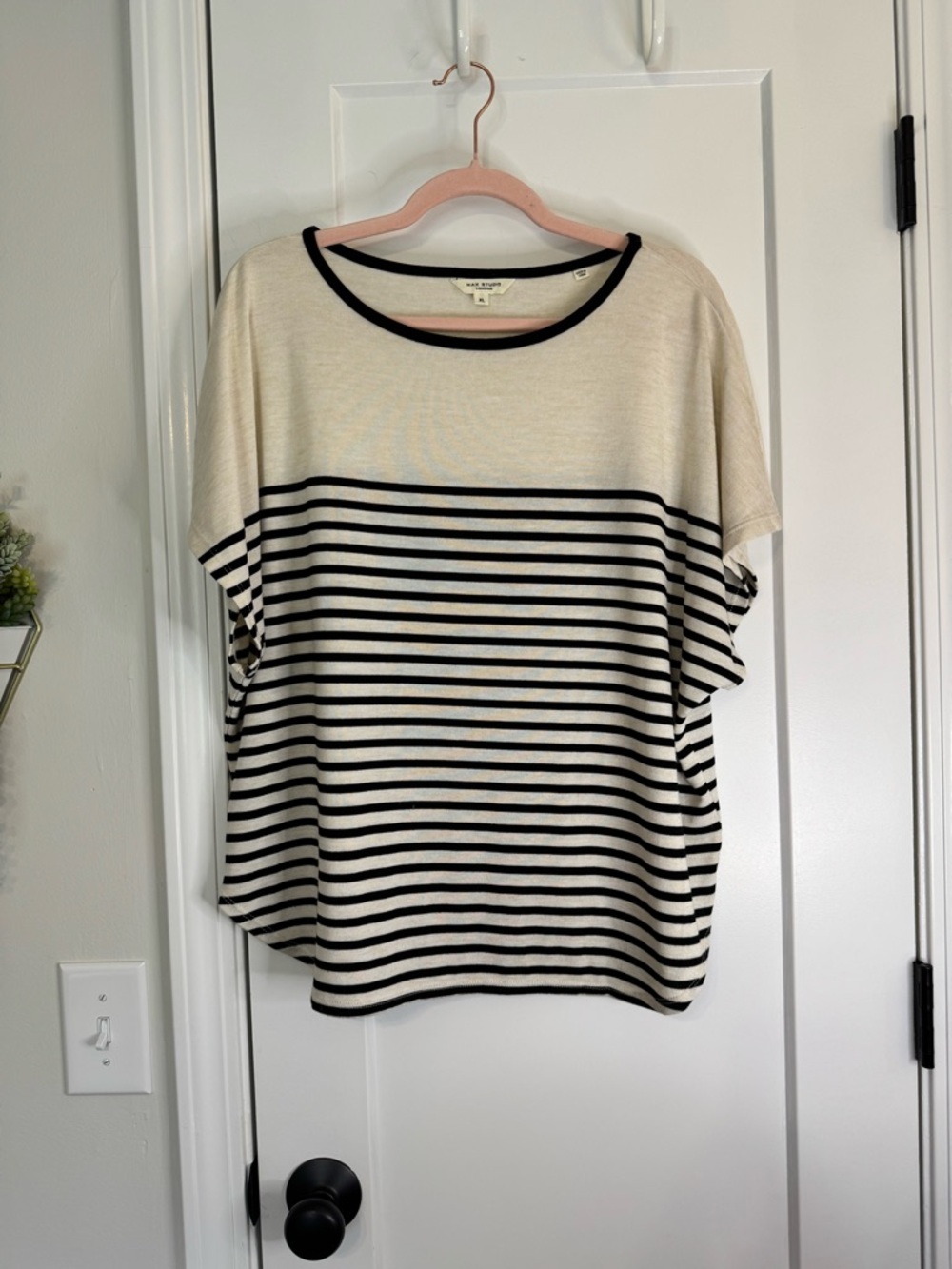 Max Studio Striped Top